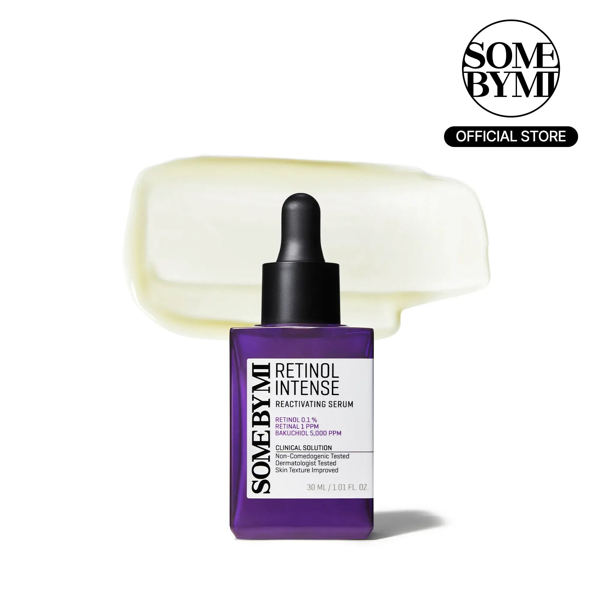 Retinol Intense Reactivating Serum 1.01oz - Korean Skincare - Bakuchiol & Retinol Serum for Face Firming, Anti-Aging, Pore Minimizing & Skin Refining