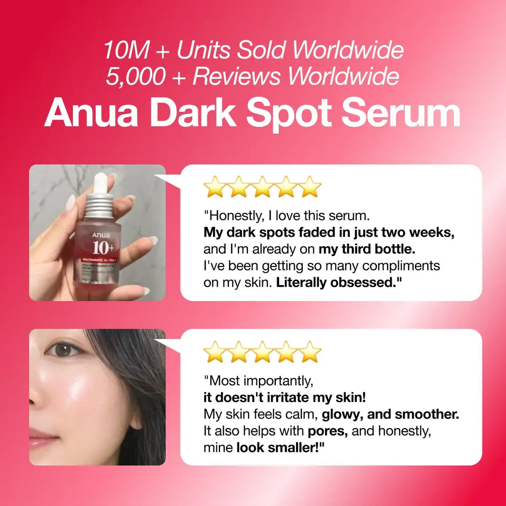 [Anua] Dark Spot Correcting Serum : 10% Niacinamide+ 4% Tranexamic Acid 1.01 fl.oz. (30ml) ｜ Niacinamide Serum, PM Skincare product, Hyperpigmentation, Brightening