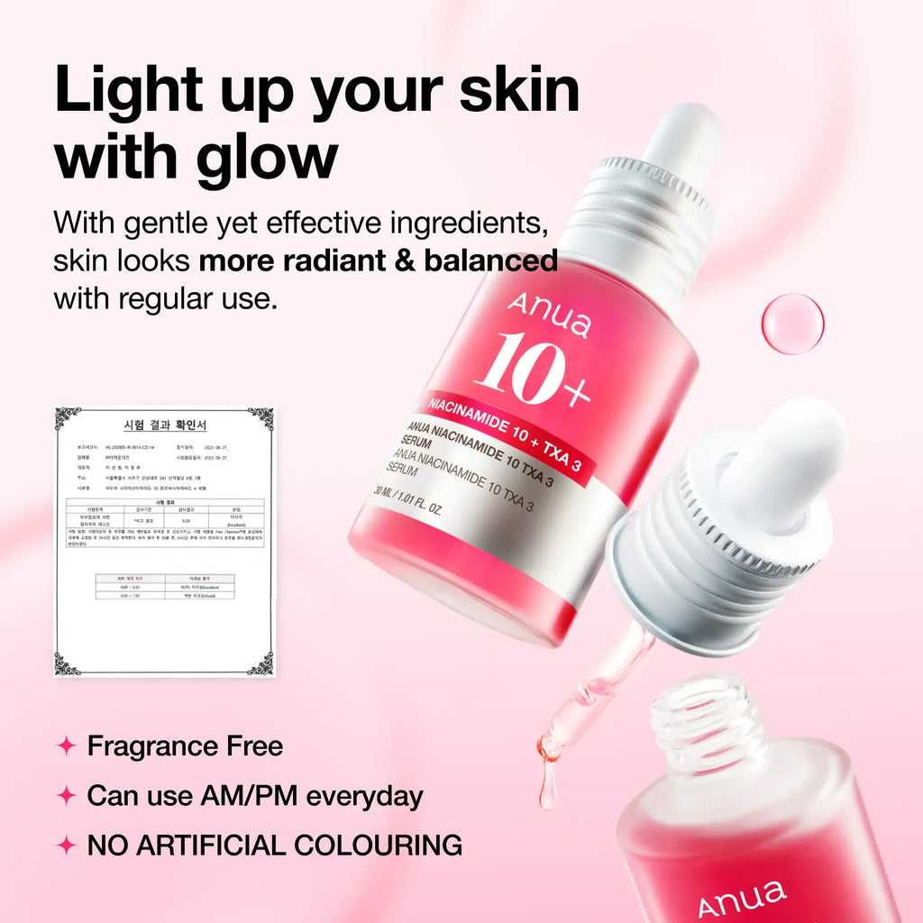 [Anua] Dark Spot Correcting Serum : 10% Niacinamide+ 4% Tranexamic Acid 1.01 fl.oz. (30ml) ｜ Niacinamide Serum, PM Skincare product, Hyperpigmentation, Brightening