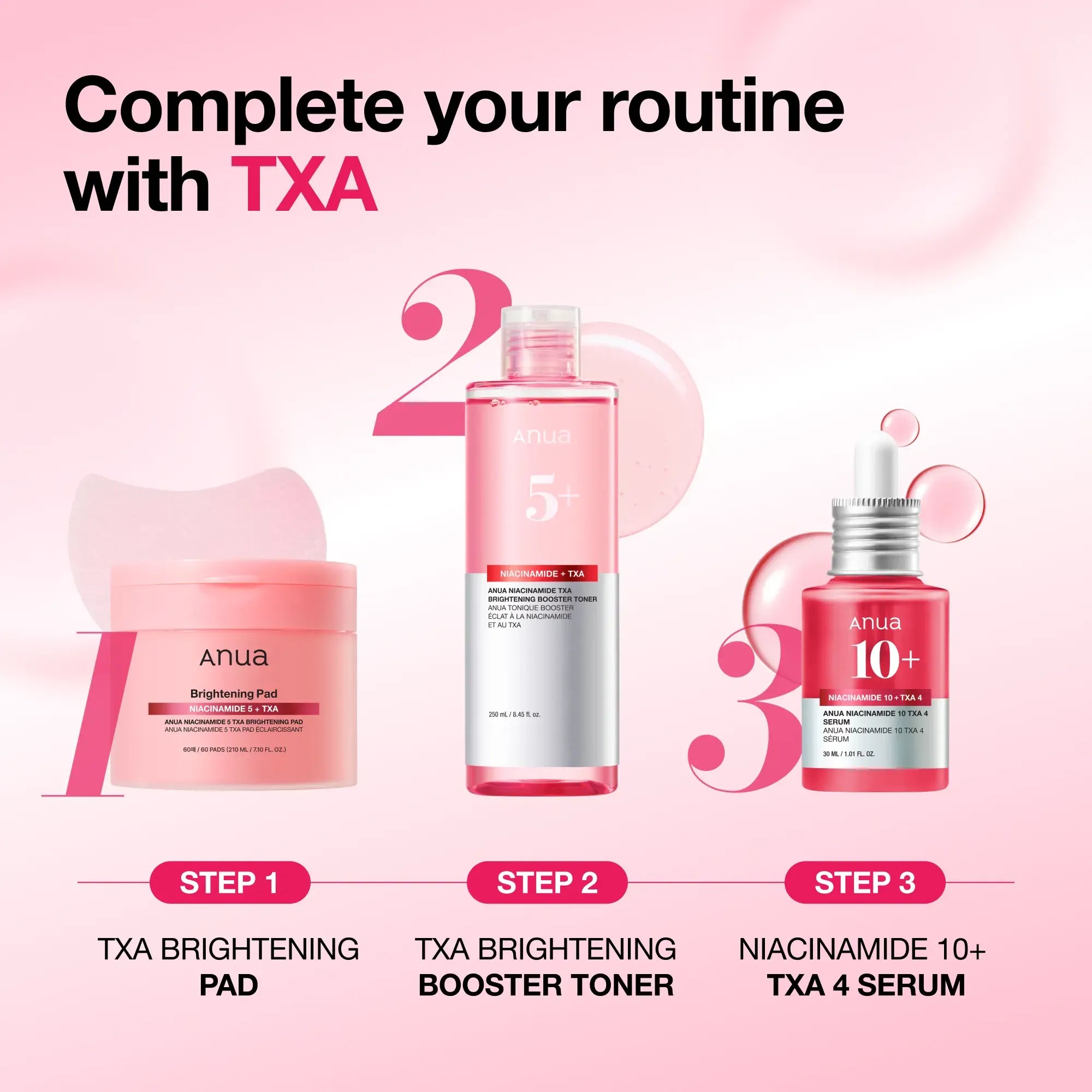 [Anua] Dark Spot Correcting Serum : 10% Niacinamide+ 4% Tranexamic Acid 1.01 fl.oz. (30ml) ｜ Niacinamide Serum, PM Skincare product, Hyperpigmentation, Brightening