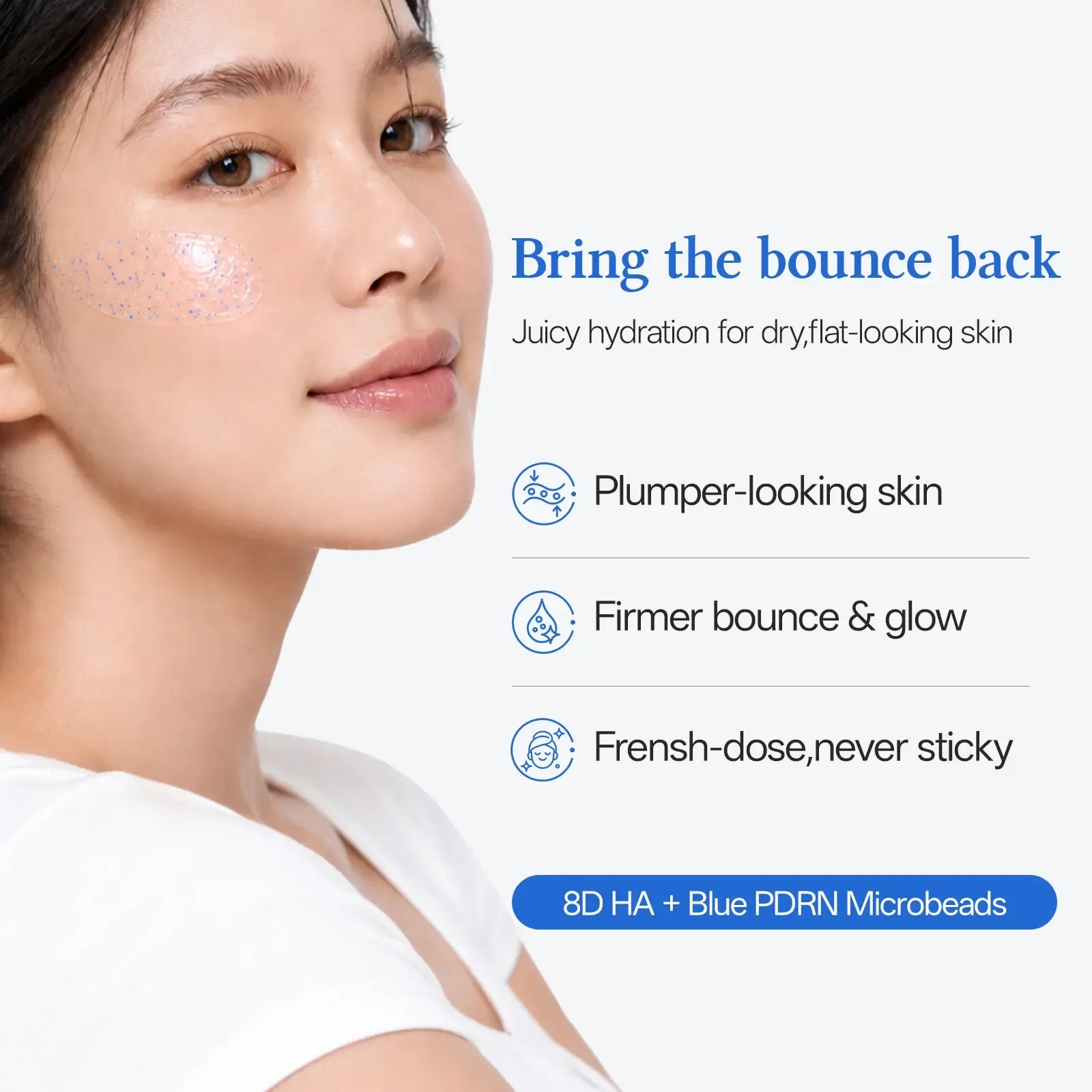 [NEW] WNP Plump Serum | 3% 8D Hyaluronic Acid + PDRN Blue Beads | Ultra-Low Molecular HA & 10 Peptide Complex | Long-Lasting Hydration for Plump | Smooth, Firm-Looking Skin summerwins