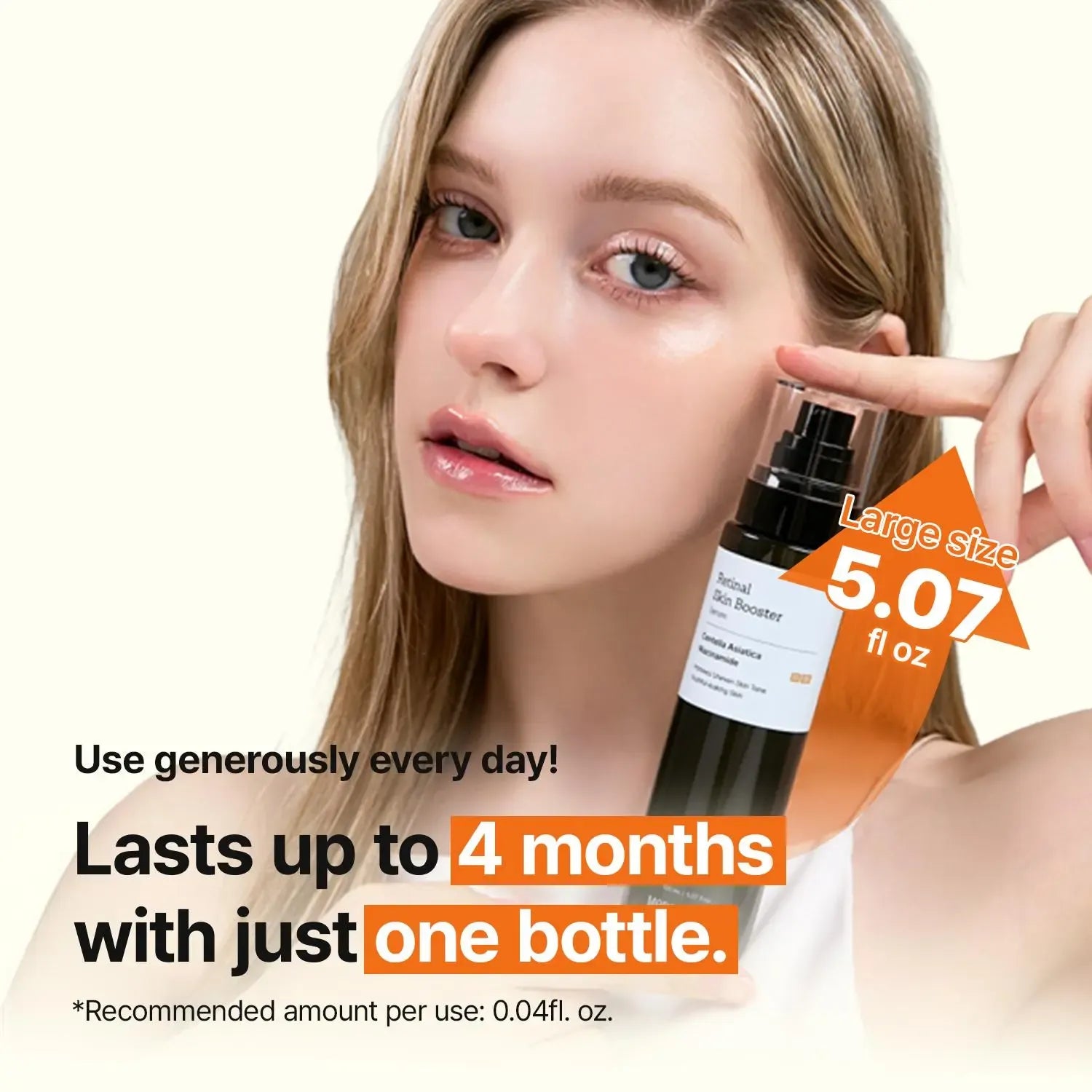 Glow-Tox Retinal Serum 150ml | Alternative Retinol-Retinal, Centella, Niacinamide | 3x larger bottle for Face & Body – Even Tone, Pores, Dark Spots – Gentle, Non-Irritating, Vegan | MEDITHERAPY official