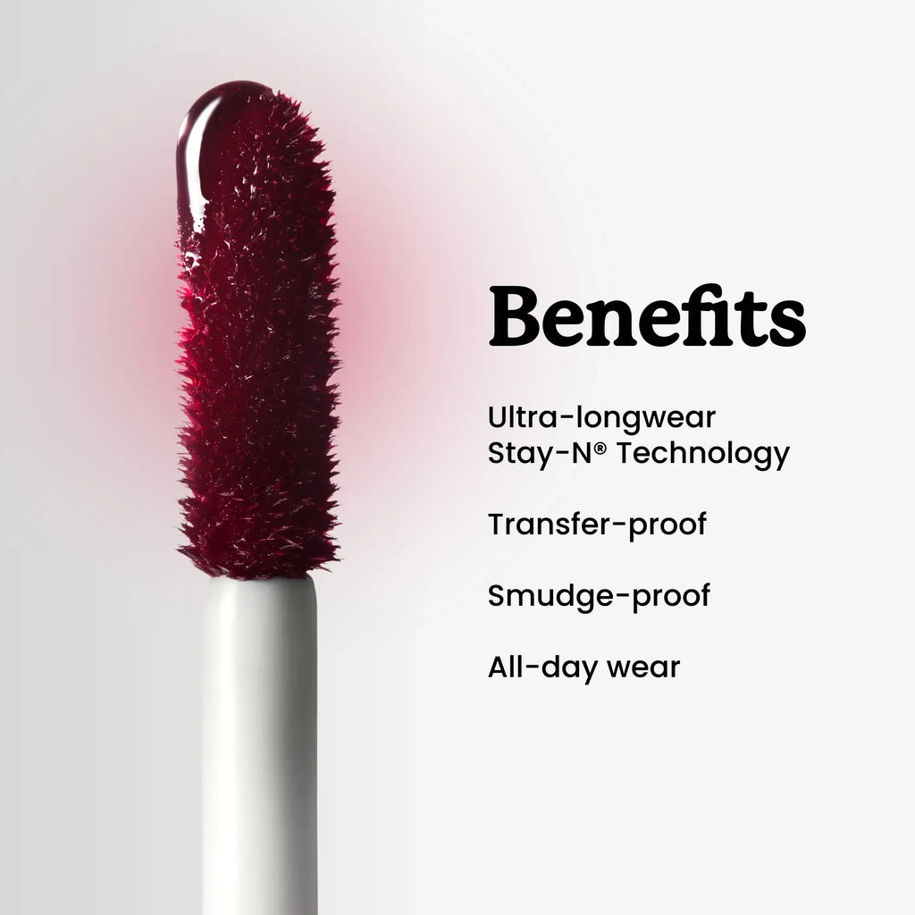 sacheu Lip Liner STAY-N - Peel-Off Lip Liner Stain - All Day & Night Lipliner with Hyaluronic Acid & Vitamin E - Long Lasting Formula - 0.12 fl oz / 3.5 ml