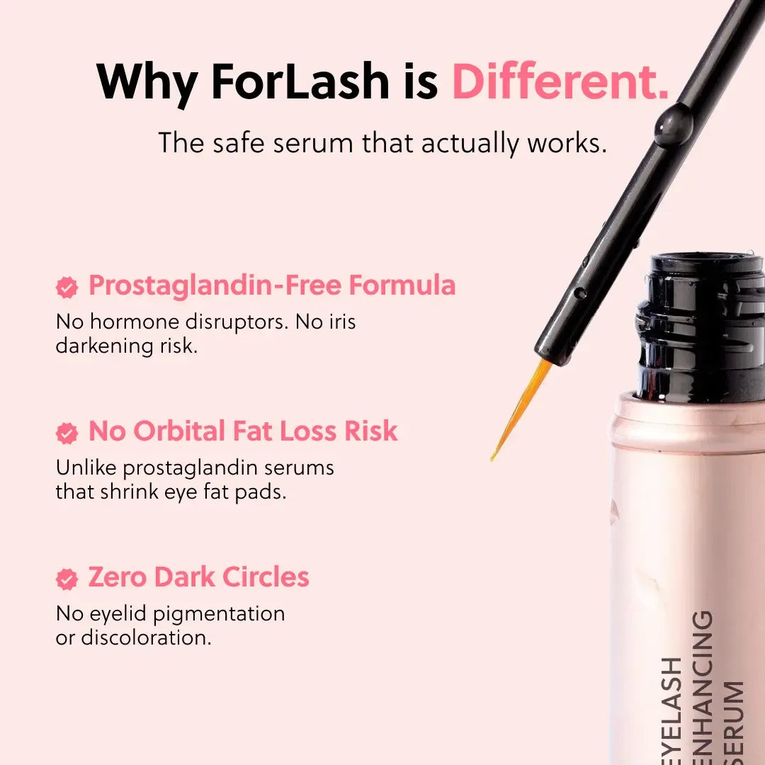FORCHICS Eyelash Enhancing Serum with Powerful Peptides & Plant Botanicals for Thinning Lashes 3ML Makeup Cosmetic