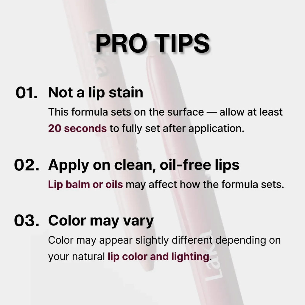 [Laka] Easy Glide Lip Liner — Creamy, Blendable Color with Smooth Application