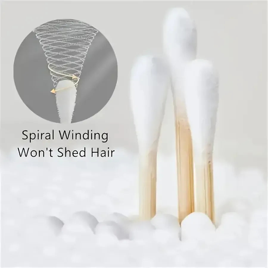 Cotton Swabs for Every Occasion, Easy Makeup, Ear Cleaning, Home and Beauty Essentials Light Touch Cotton Swabs Stock up on these essential, versatile cotton swabs today!