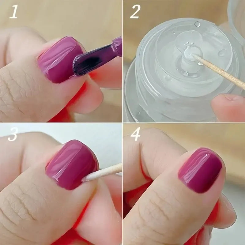 100pcs & 600pcs Nail Cleaning Sticks, Wooden Cotton Tips for Manicure Detailing, Nail Polish Remover Tool, Beauty Essentials, Cotton Swabs