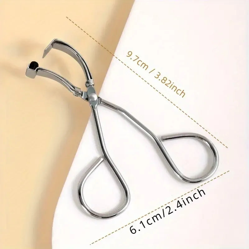 1pc Partial Eyelash Curler, Segmented Detail, Small Eyelash Curler，Stainless Steel Segmented Eyelash Curler, Portable Eyelash Curler Beauty Makeup Tool