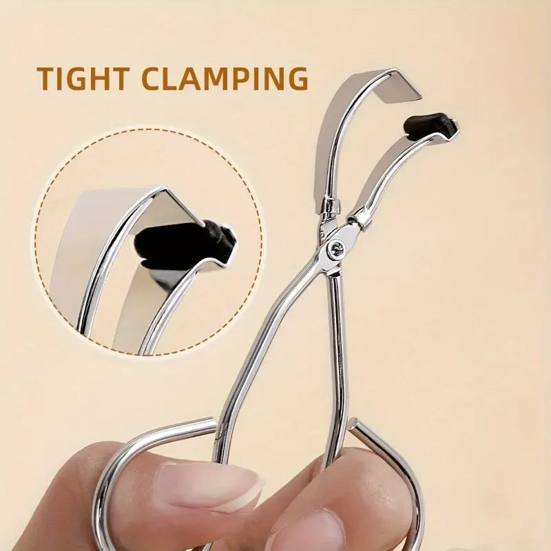 1pc Partial Eyelash Curler, Segmented Detail, Small Eyelash Curler，Stainless Steel Segmented Eyelash Curler, Portable Eyelash Curler Beauty Makeup Tool