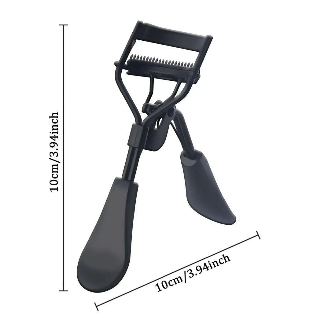 Portable Stainless Steel Eyelash Curler Set, Includes Comb, Ideal for Natural Lash Curling, Curling Lashes, Beauty, Single Item Pack